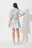 Courtney Shirt Dress In Blue Patch Floral sold by St Frock
