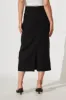 Dynamo Midi Skirt In Black sold by St Frock