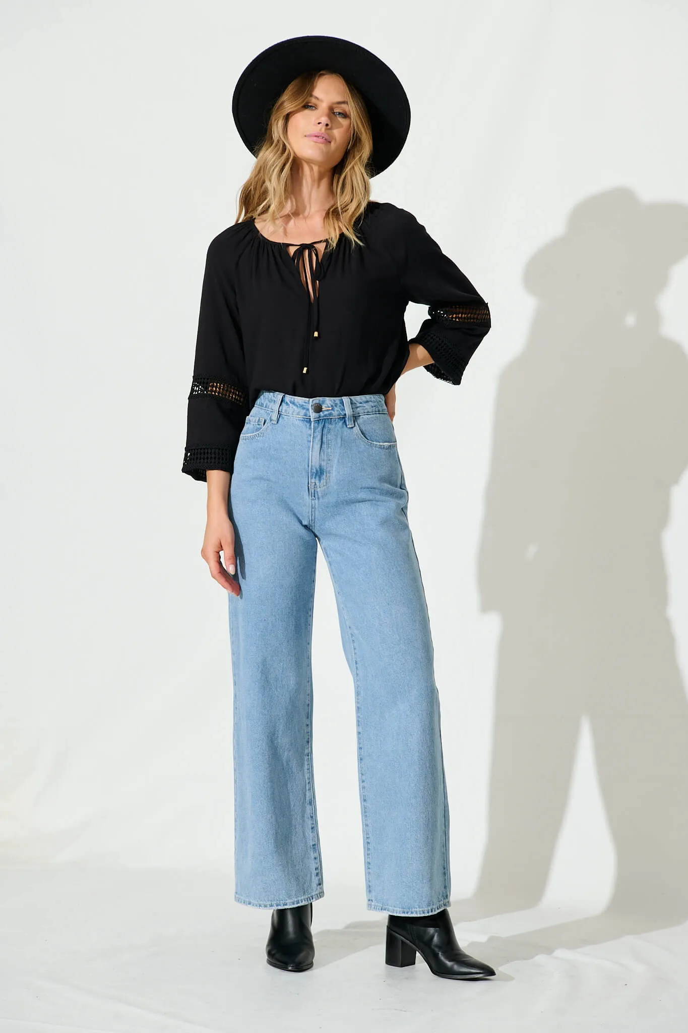 Dawson Top In Black sold by St Frock product image thumbnail 4