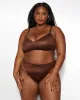Love, Vera Soft Wireless T-Shirt Bra Chocolate Fondant Curvy sold by Love Vera