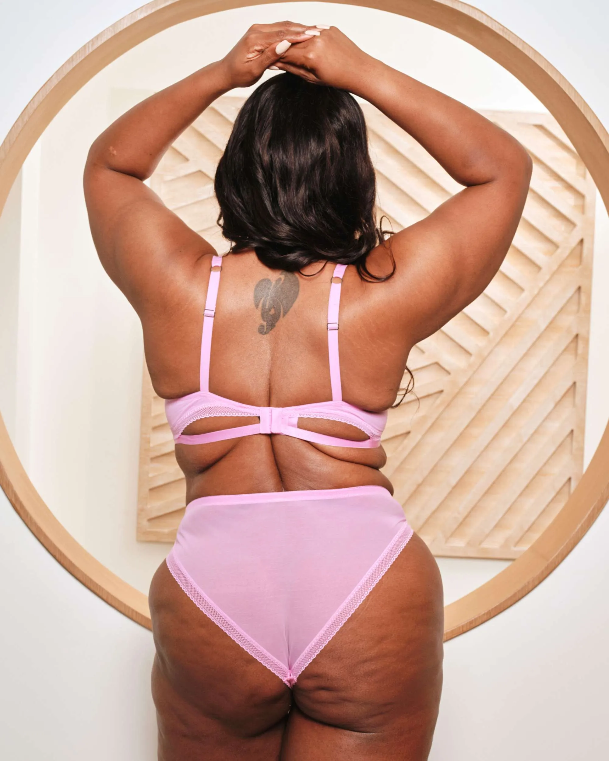 Bare Mesh Cheekini Mauve sold by Love Vera product image thumbnail 5