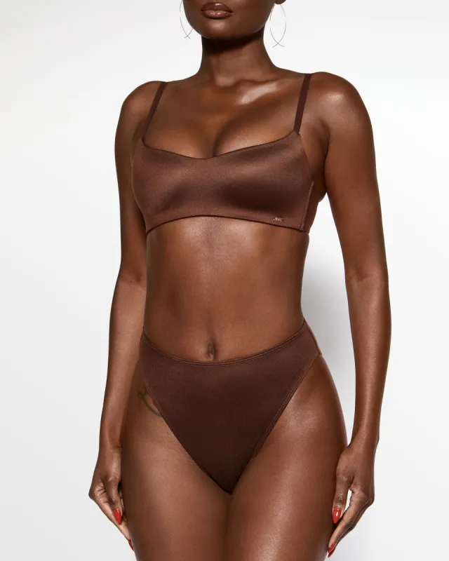 Love, Vera Soft Wireless T-Shirt Bra Chocolate Fondant sold by Love Vera