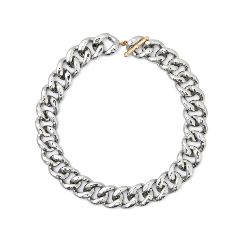 Hammered Silver Necklace sold by Stone and Mason