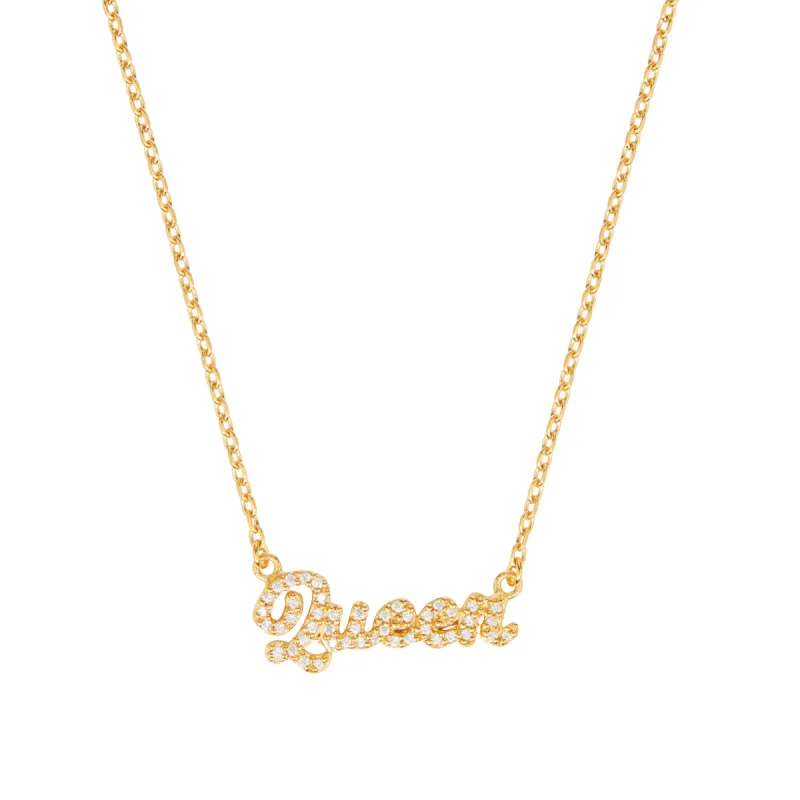 Queen Pave Necklace sold by Stone and Mason