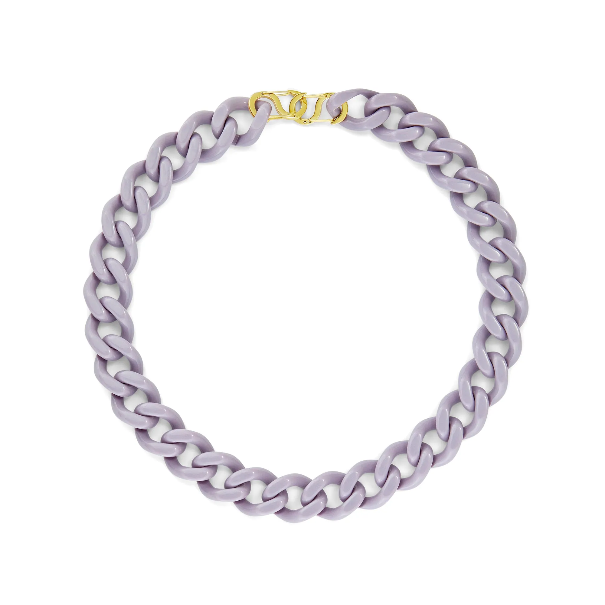 Sea Lavender Candy Chain Necklace sold by Stone and Mason