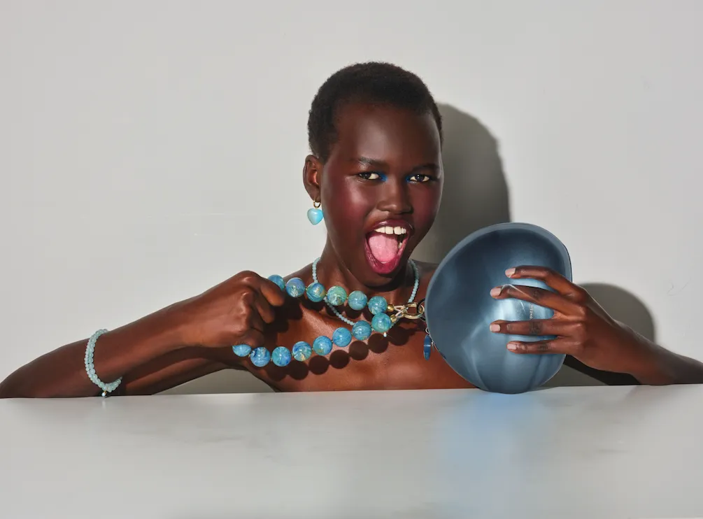 4mm Blue Aventurine Bead Bracelet with Blue Pill Charm sold by Stone and Mason product image thumbnail 2
