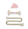 The Strawberry Quartz Stone Bag & Crystal Beauty Kit sold by Stone and Mason