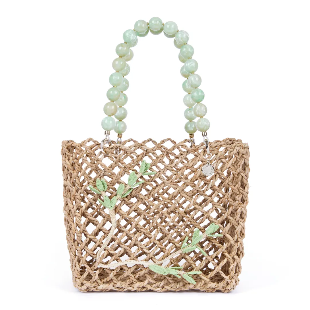 Jade Embroidered Medium Palomino & Beach Kit sold by Stone and Mason