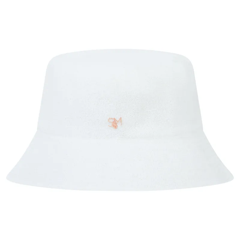 WHITE BUCKET HAT sold by Stone and Mason