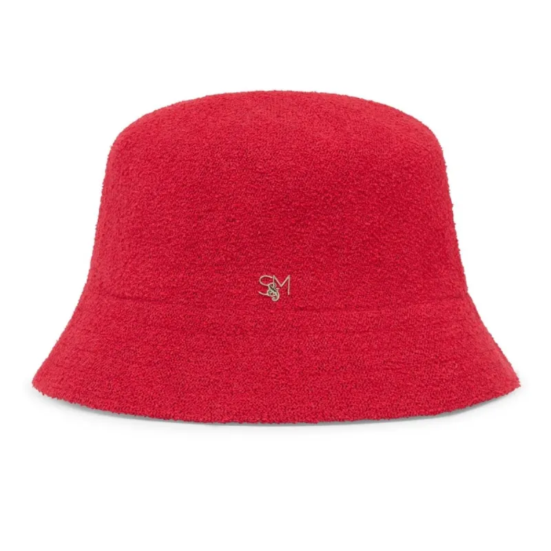 RED CORAL BUCKET HAT sold by Stone and Mason