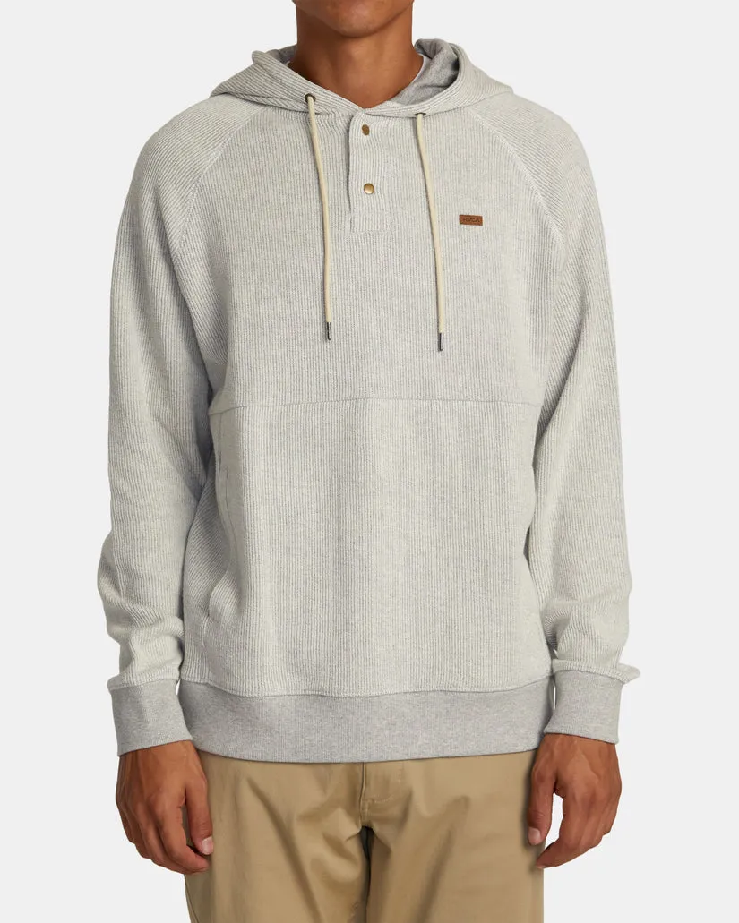 RVCA PORT HOODIE - SILVER BLEACH sold by Sun Diego Boardshops
