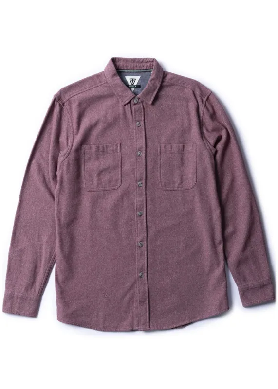 Vissla Shaper Eco LS Flannel - FIG sold by Sun Diego Boardshops