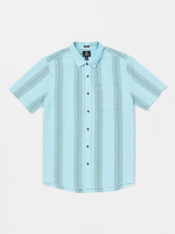 Volcom Flaxstone Short Sleeve Shirt - CRYSTAL BLUE sold by Sun Diego Boardshops