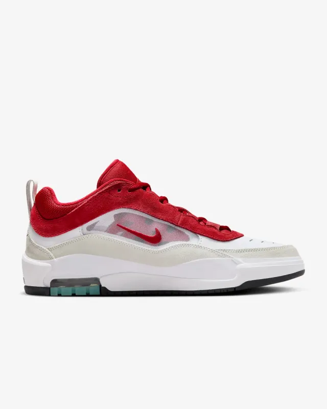 Nike Air Max Ishod Men's Shoes - 100 WHITE/VARSITY RED/SUMMIT sold by Sun Diego Boardshops