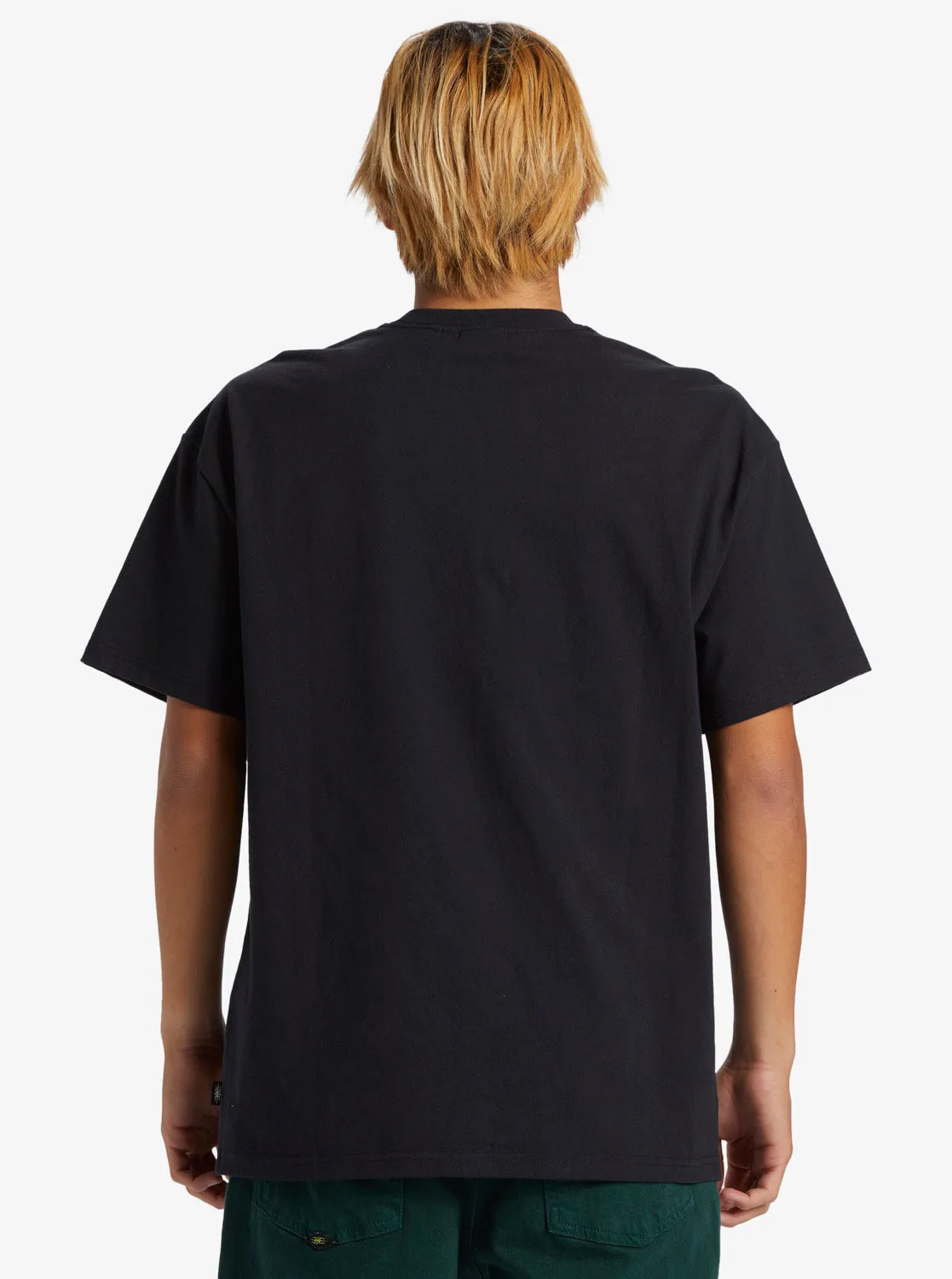 Quiksilver Men's Quik Eclipse Short Sleeves T-shirt - BLACK sold by Sun Diego Boardshops product image thumbnail 3