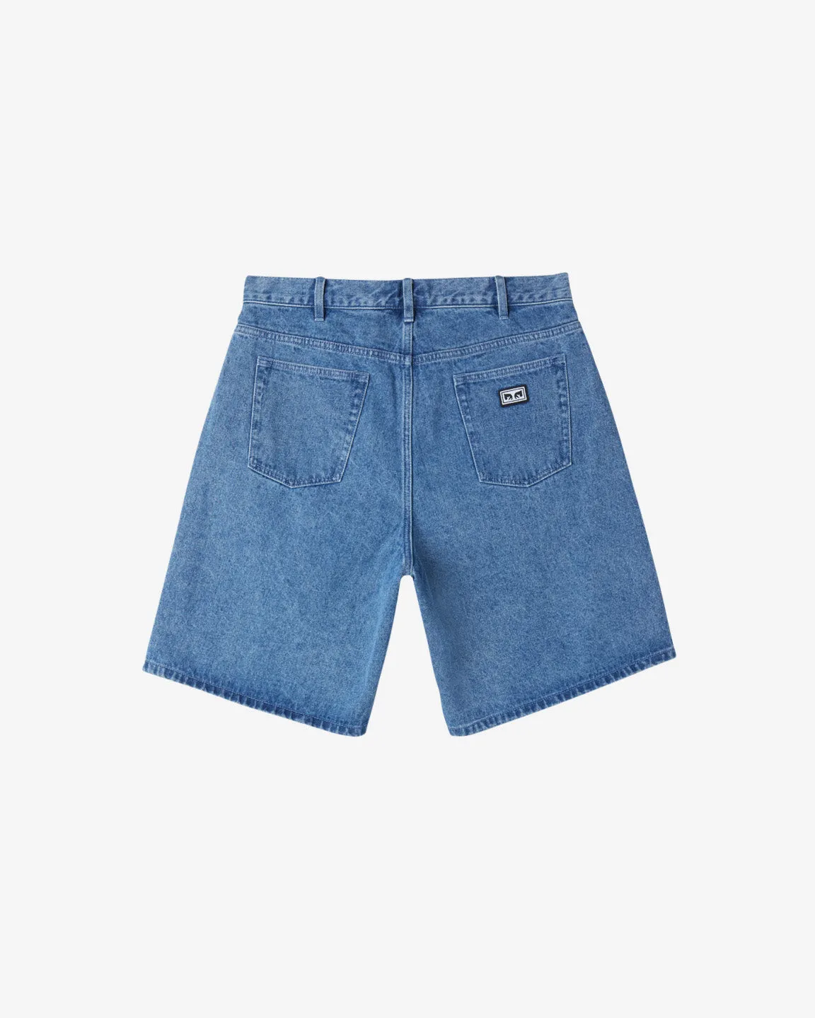 Obey BIGWIG BAGGY DENIM SHORT - LIGHT INDIGO sold by Sun Diego Boardshops product image thumbnail 2