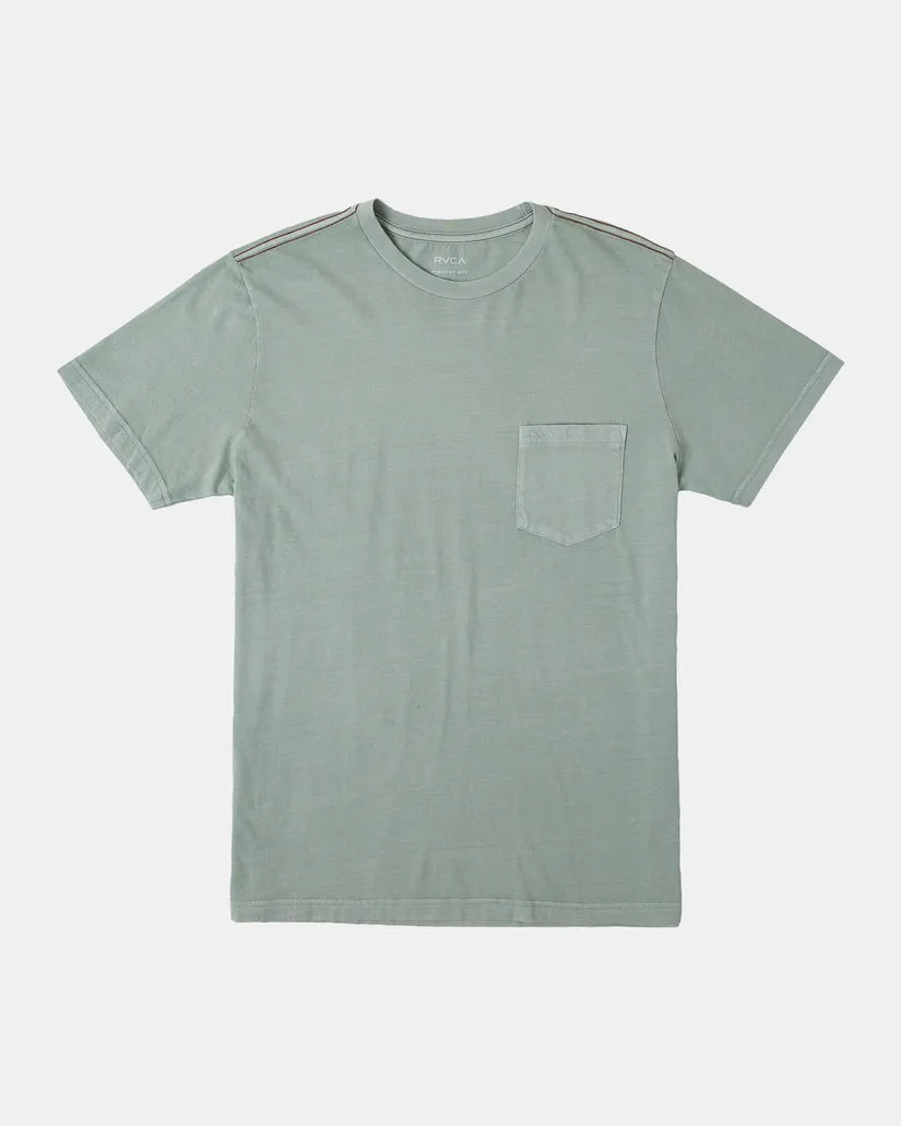 RVCA PTC II PIGMENT TEE - GREEN HAZE sold by Sun Diego Boardshops