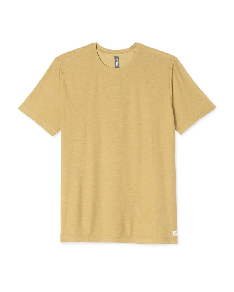 VUORI Strato Tech Tee - BRASS HEATHER sold by Sun Diego Boardshops