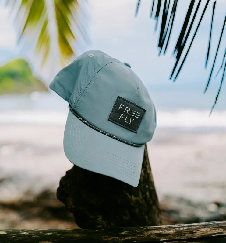 Free Fly Wave 5-Panel Hat - STONE BLUE sold by Sun Diego Boardshops