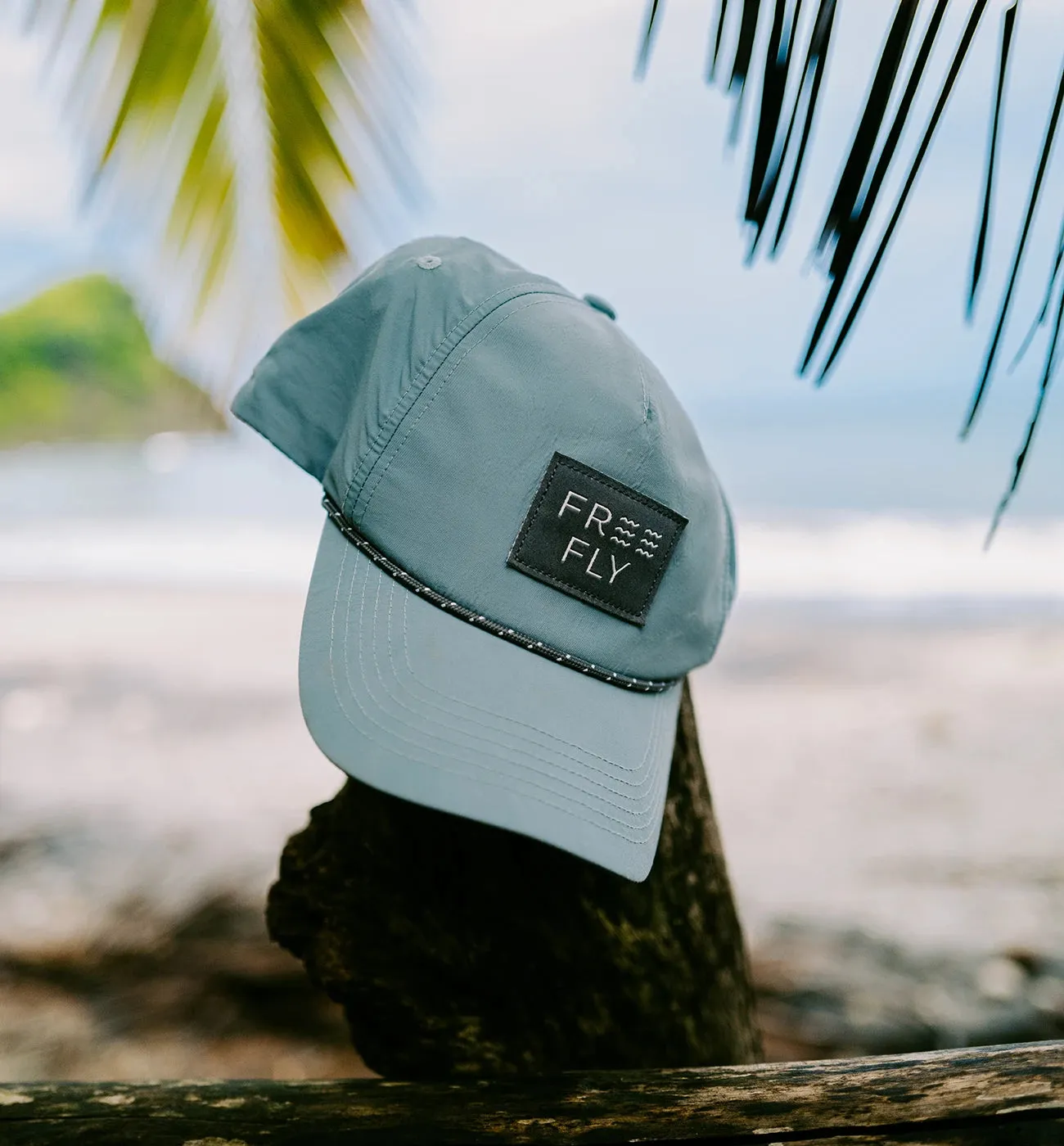 Free Fly Wave 5-Panel Hat - STONE BLUE sold by Sun Diego Boardshops