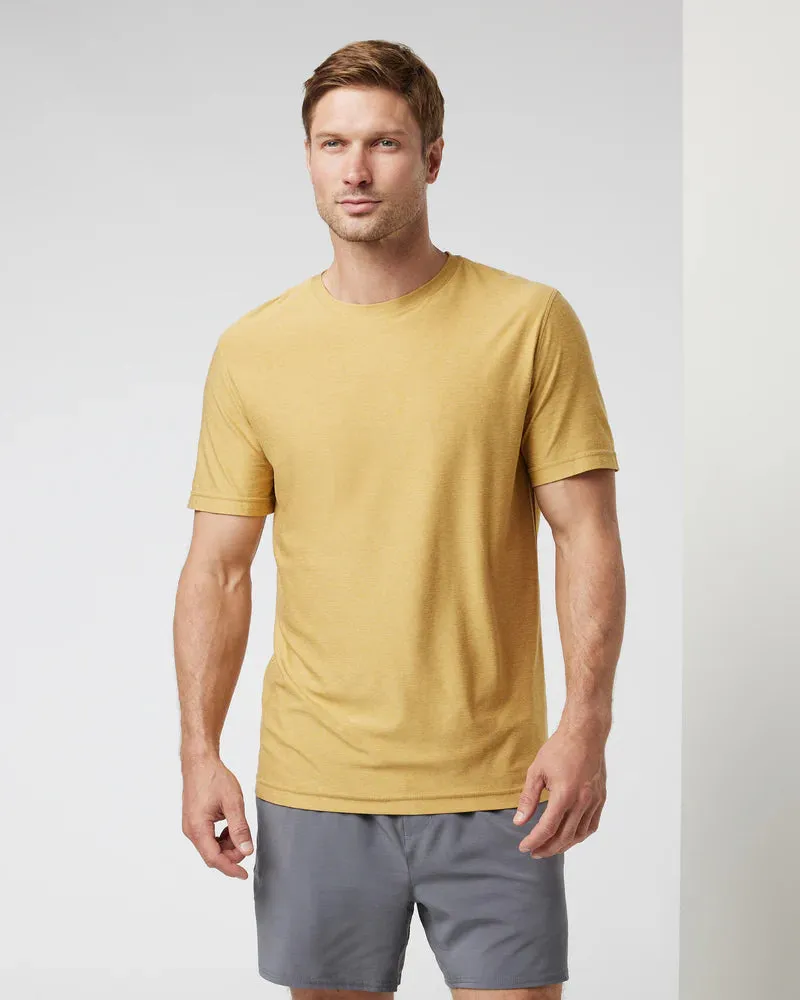 VUORI Strato Tech Tee - BRASS HEATHER sold by Sun Diego Boardshops product image thumbnail 2