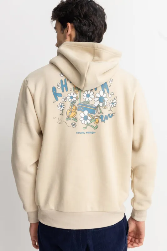 Rhythm Natural Harmony Fleece Hood - SAND sold by Sun Diego Boardshops