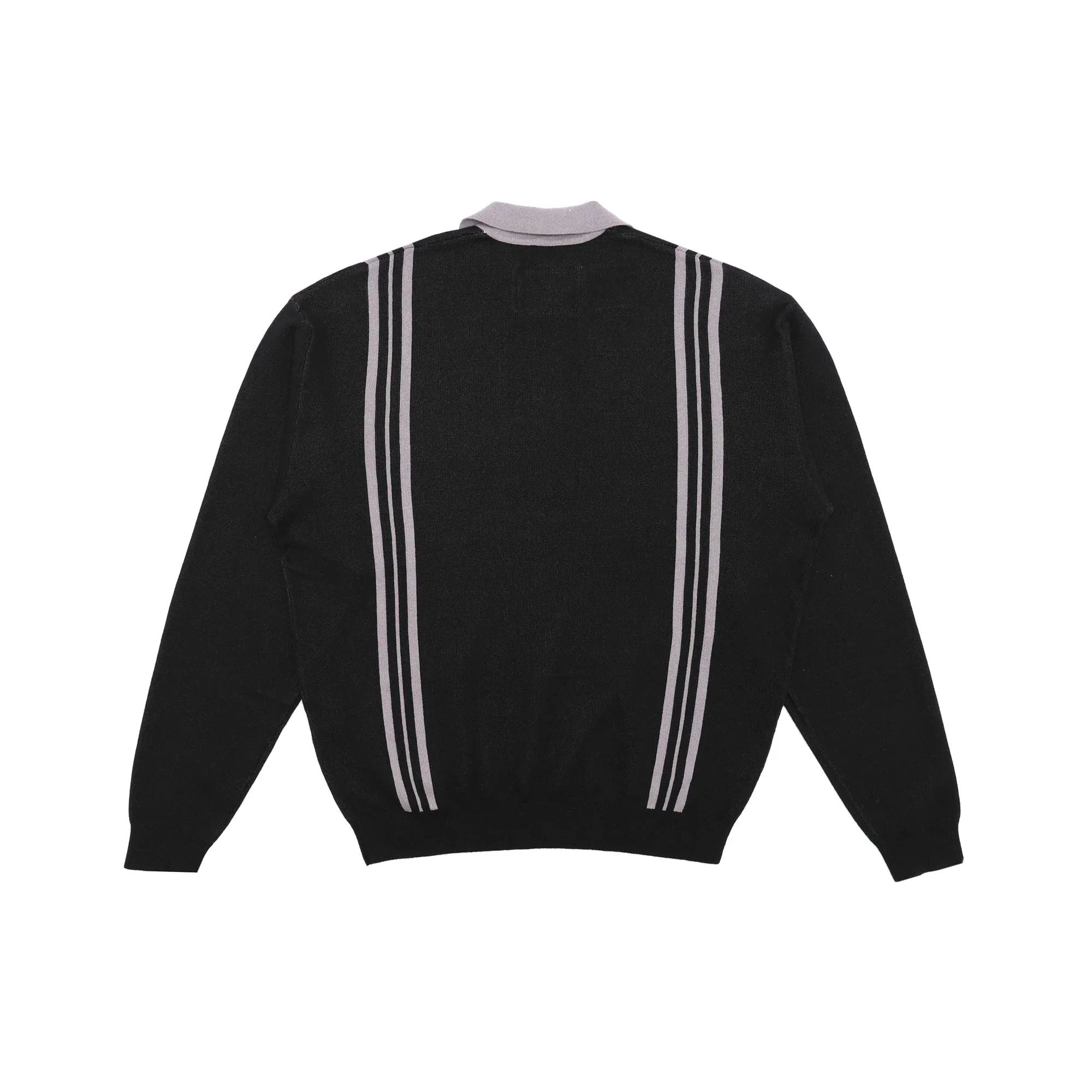 Students Sutton L/S Sweater Polo Shirt - Black sold by Sun Diego Boardshops product image thumbnail 2