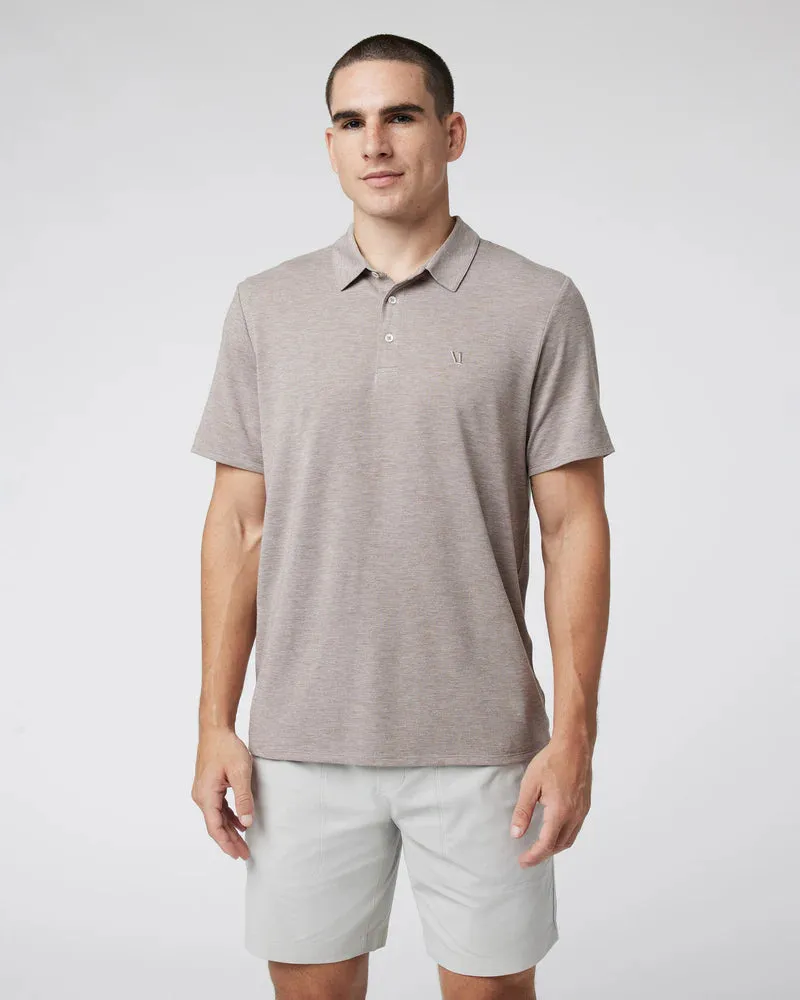 Vuori Strato Tech Polo - Platinum Heather sold by Sun Diego Boardshops product image thumbnail 2