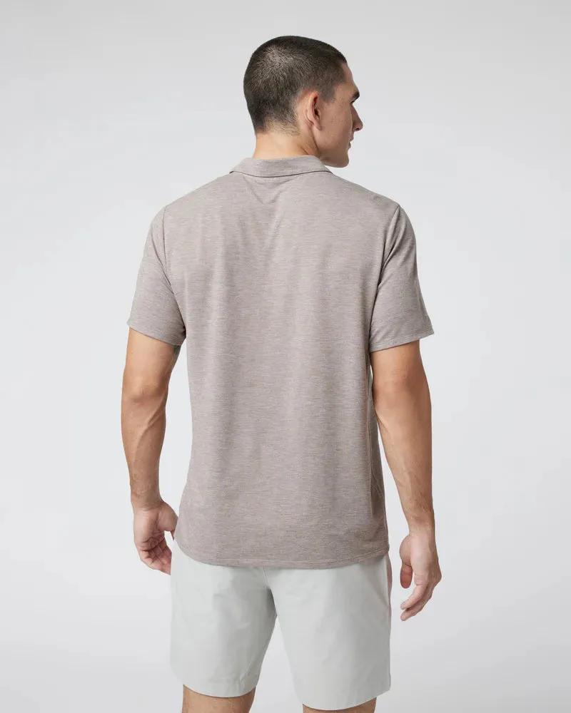 Vuori Strato Tech Polo - Platinum Heather sold by Sun Diego Boardshops product image thumbnail 3