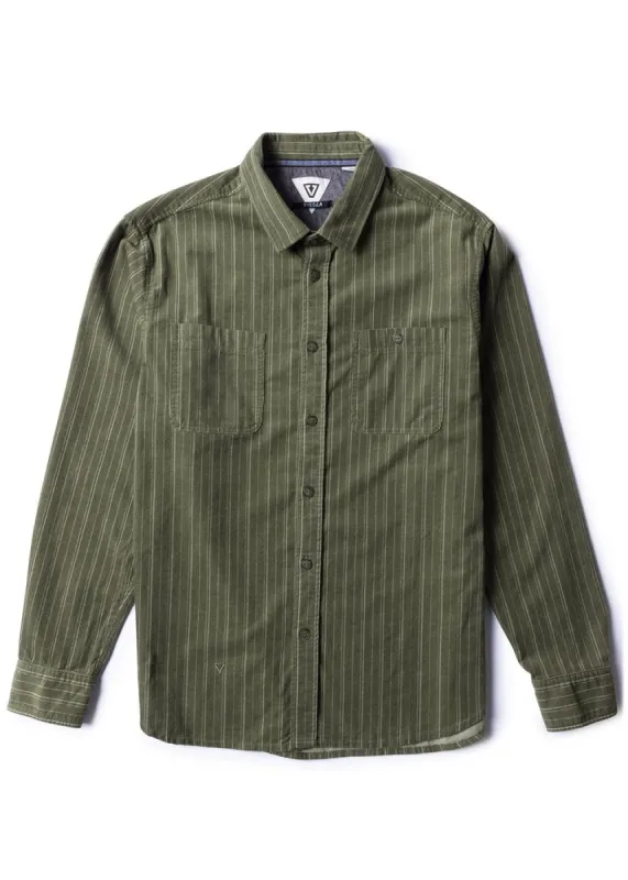 Vissla Rails Cord LS Shirt - DARK OLIVE sold by Sun Diego Boardshops
