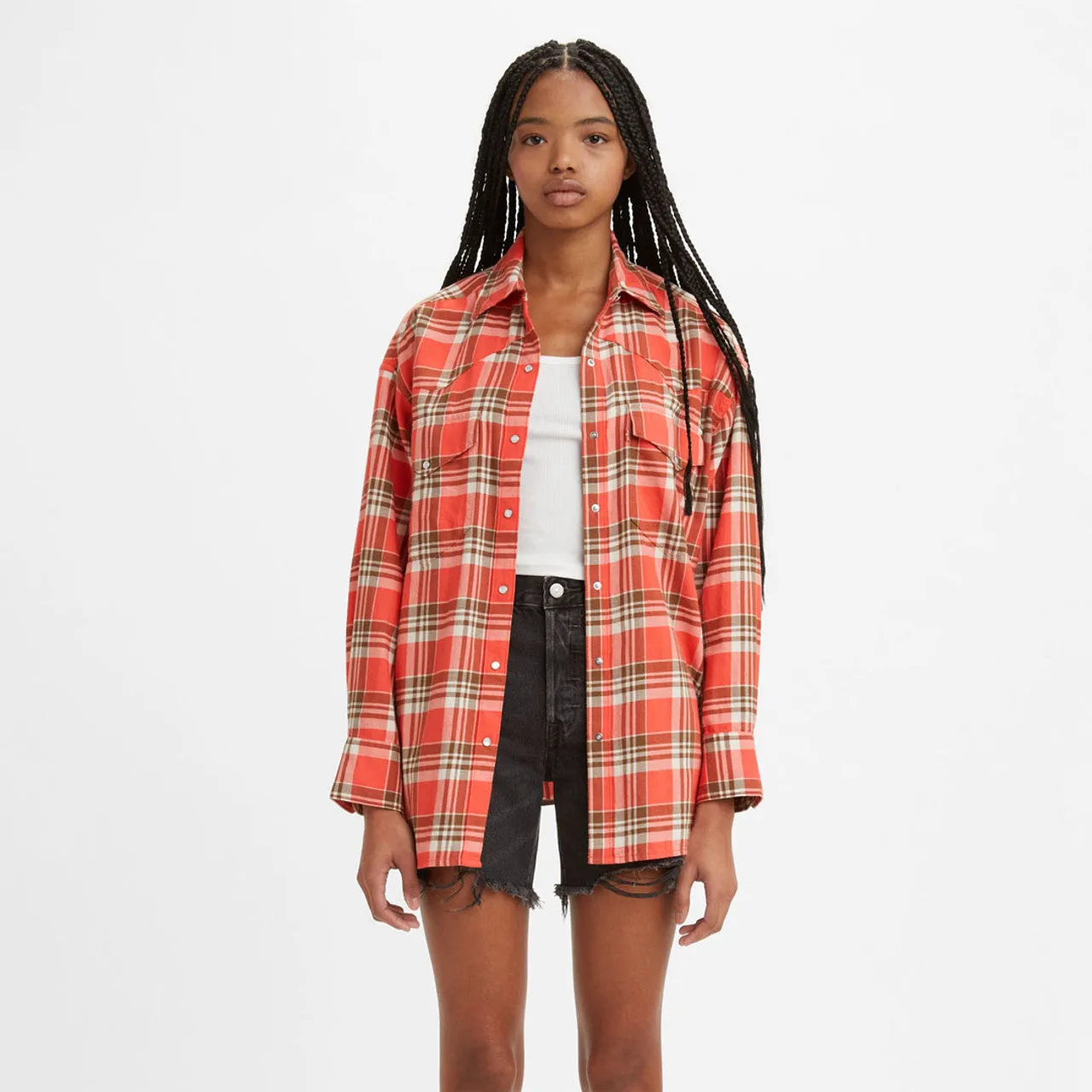 Levi's Dylan Relaxed Western Shirt - Burnt Sienna sold by Sun Diego Boardshops