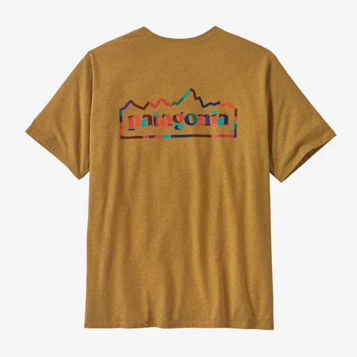 Patagonia Men's Unity Fitz Responsibili-Tee - Pufferfish Gold sold by Sun Diego Boardshops