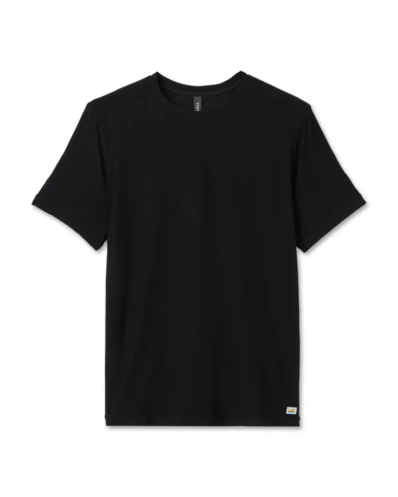 VUORI Strato Tech Tee - Black sold by Sun Diego Boardshops