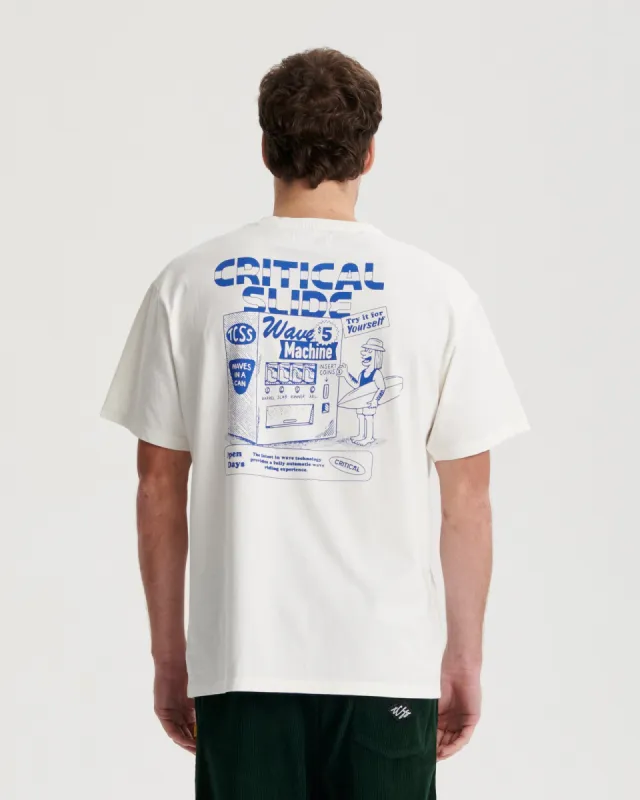 Critical Slide Wave Machine Tee - VINTAGE WHITE sold by Sun Diego Boardshops