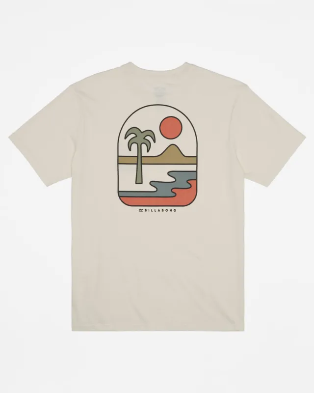 Billabong Sands Short Sleeve T-Shirt - Off White sold by Sun Diego Boardshops
