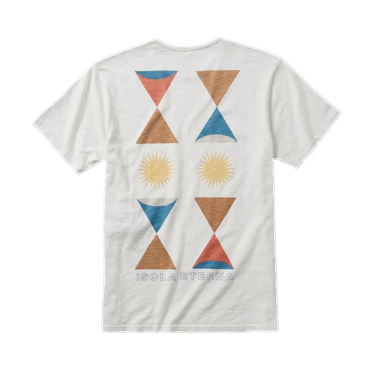 ROARK Isola Eterna Organic Premium Tee - OFF WHITE sold by Sun Diego Boardshops