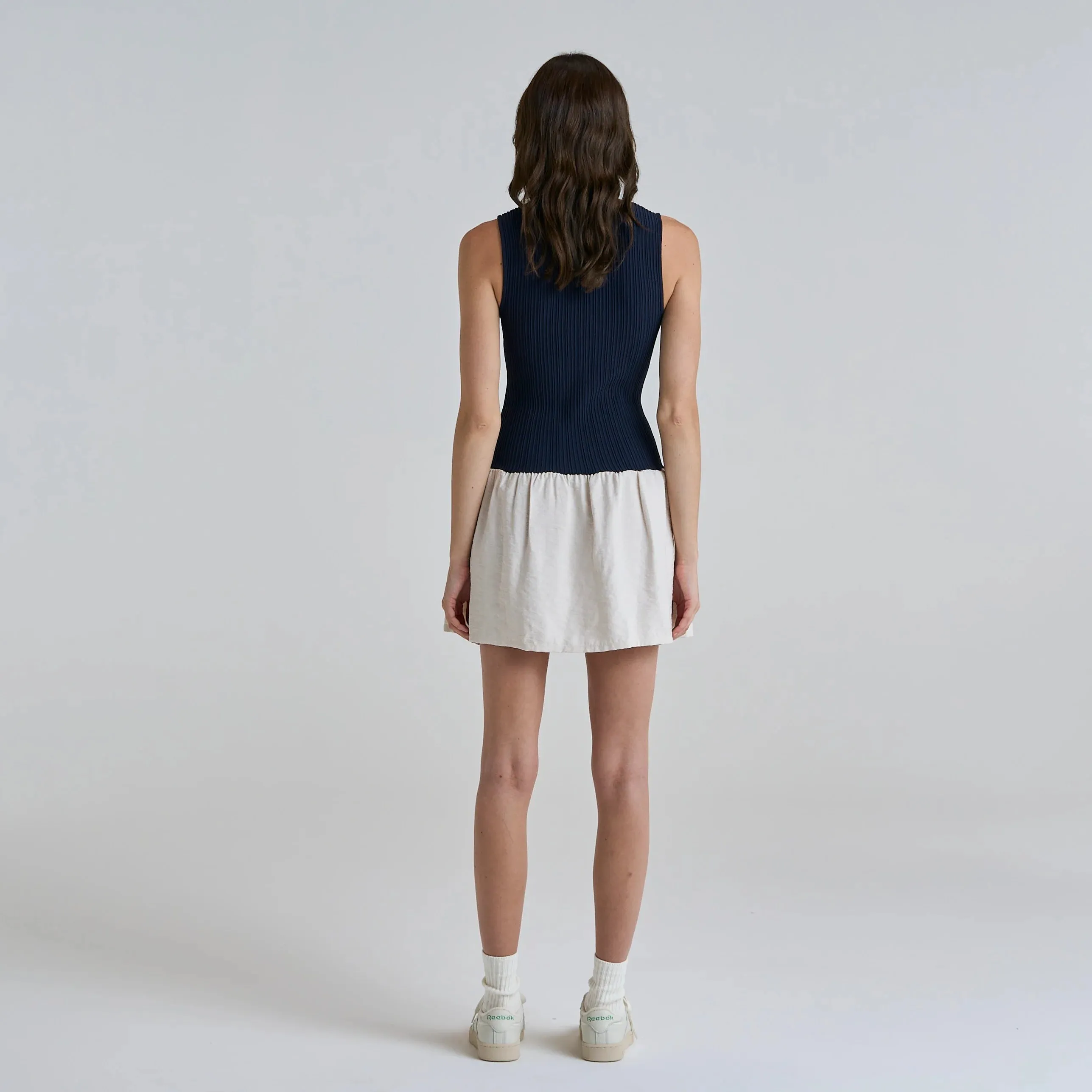 Malbon Golf SAIL TANK DRESS - Navy/White sold by Sun Diego Boardshops product image thumbnail 2