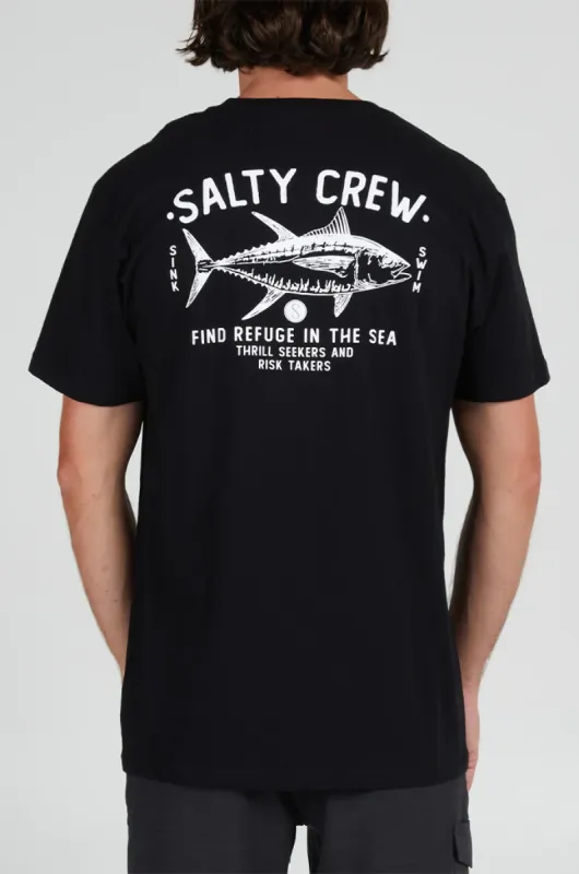 Salty Crew Market Standard Tee - Black sold by Sun Diego Boardshops