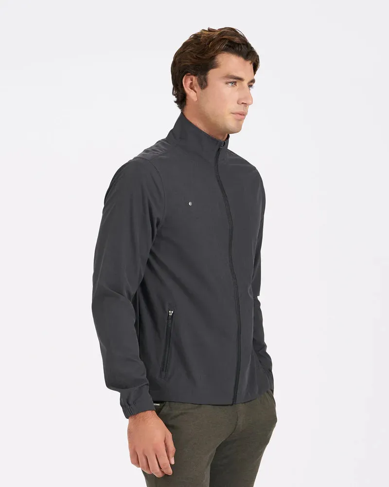 Vuori Venture Track Jacket - Black Linen Texture sold by Sun Diego Boardshops product image thumbnail 4