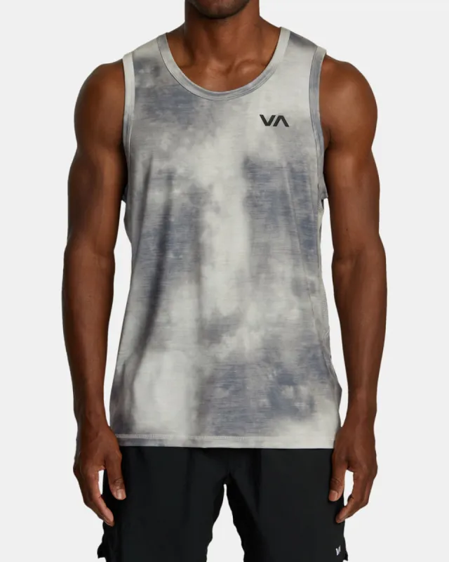 RVCA SPORT VENT TANK TOP - CHALK WASH sold by Sun Diego Boardshops
