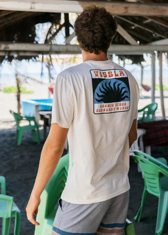 Vissla COSMIC TIDES ORGANIC TEE - BONE sold by Sun Diego Boardshops