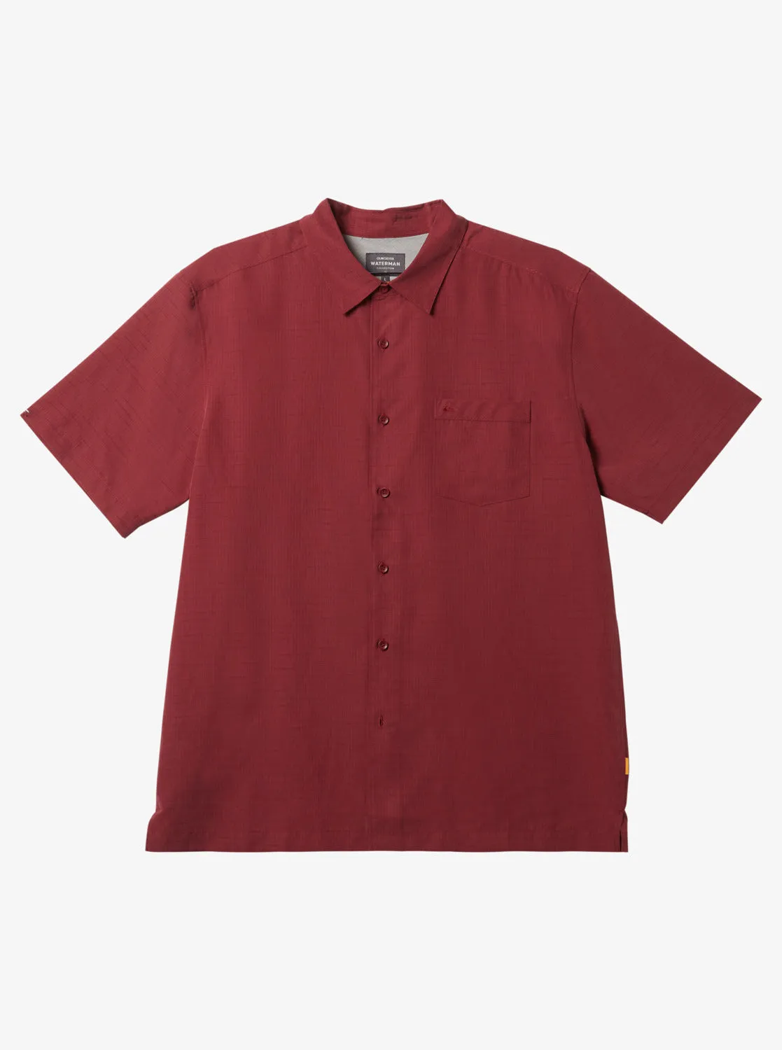 Quiksilver Waterman Centinela Premium Anti-Wrinkle Shirt - Ruby Wine sold by Sun Diego Boardshops