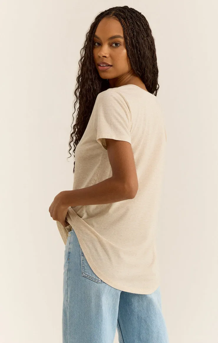 Z-Supply Pocket Tee - Light Oatmeal Heather sold by Sun Diego Boardshops product image thumbnail 3