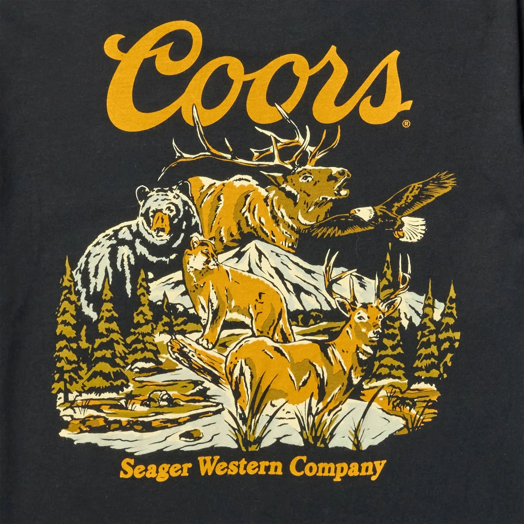 Seager x Coors Banquet Preserve Tee- Black sold by Sun Diego Boardshops product image thumbnail 3