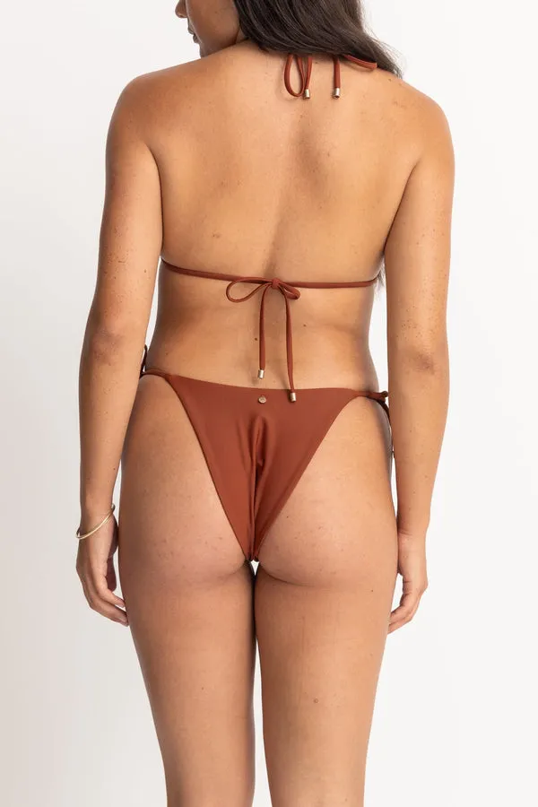 Rhythm Classic Tie Side Hi Cut Pant - RUST sold by Sun Diego Boardshops product image thumbnail 3