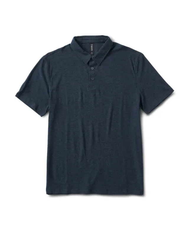 VUORI Strato Tech Polo - NAVY HEATHER sold by Sun Diego Boardshops