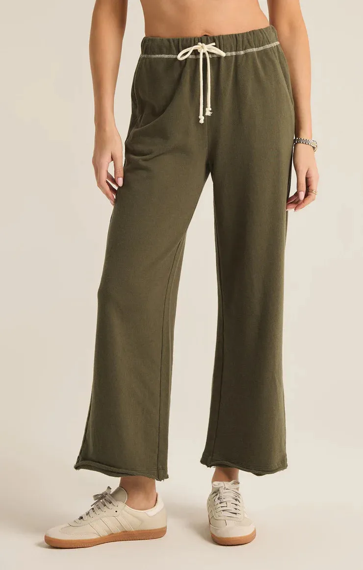 Z-Supply Huntington French Terry Pant - GRAPE LEAF sold by Sun Diego Boardshops product image thumbnail 2
