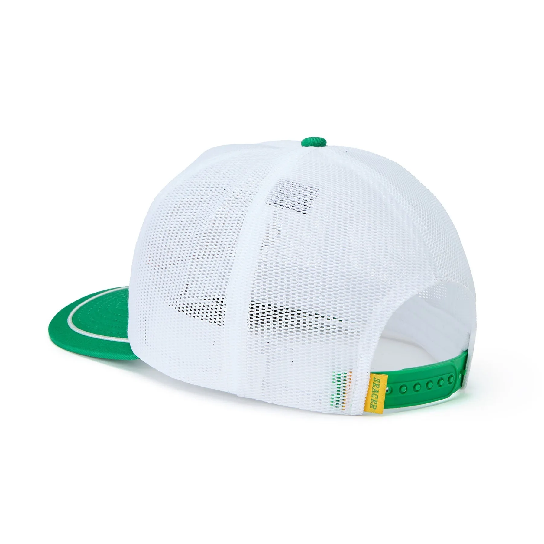 SEAGER OLD TOWN ALL MESH SNAPBACK - WHITE/GREEN sold by Sun Diego Boardshops product image thumbnail 3