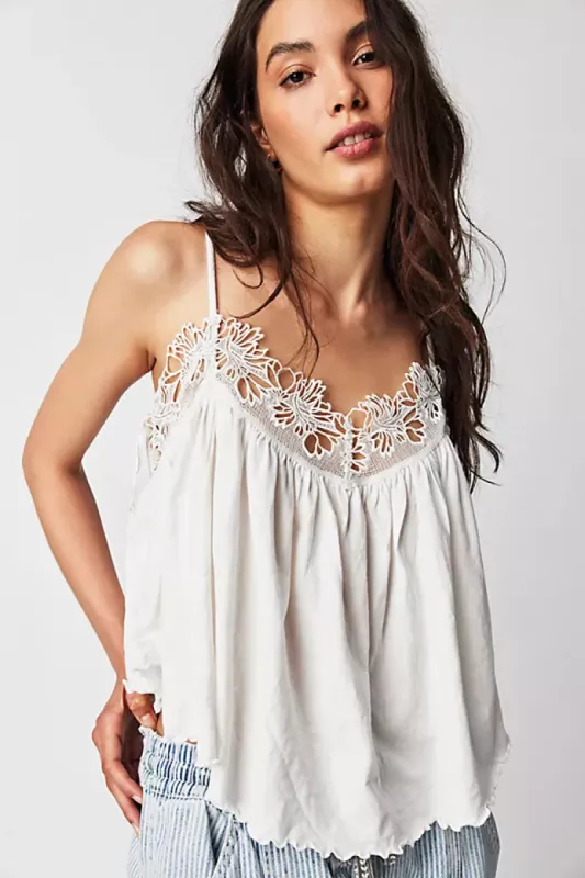 Free People Kayla Tank - Ivory sold by Sun Diego Boardshops