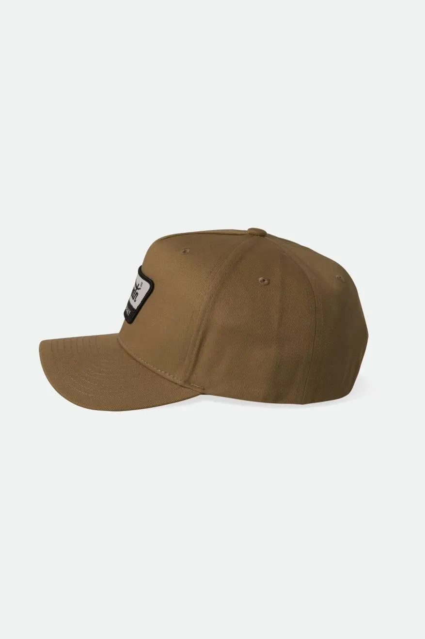 Brixton Linwood C Netplus MP Snapback - Khaki/Black/White sold by Sun Diego Boardshops product image thumbnail 3